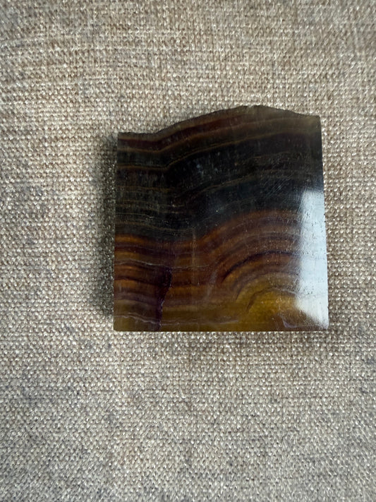 Imperfect Rainbow Fluorite Slab 141g