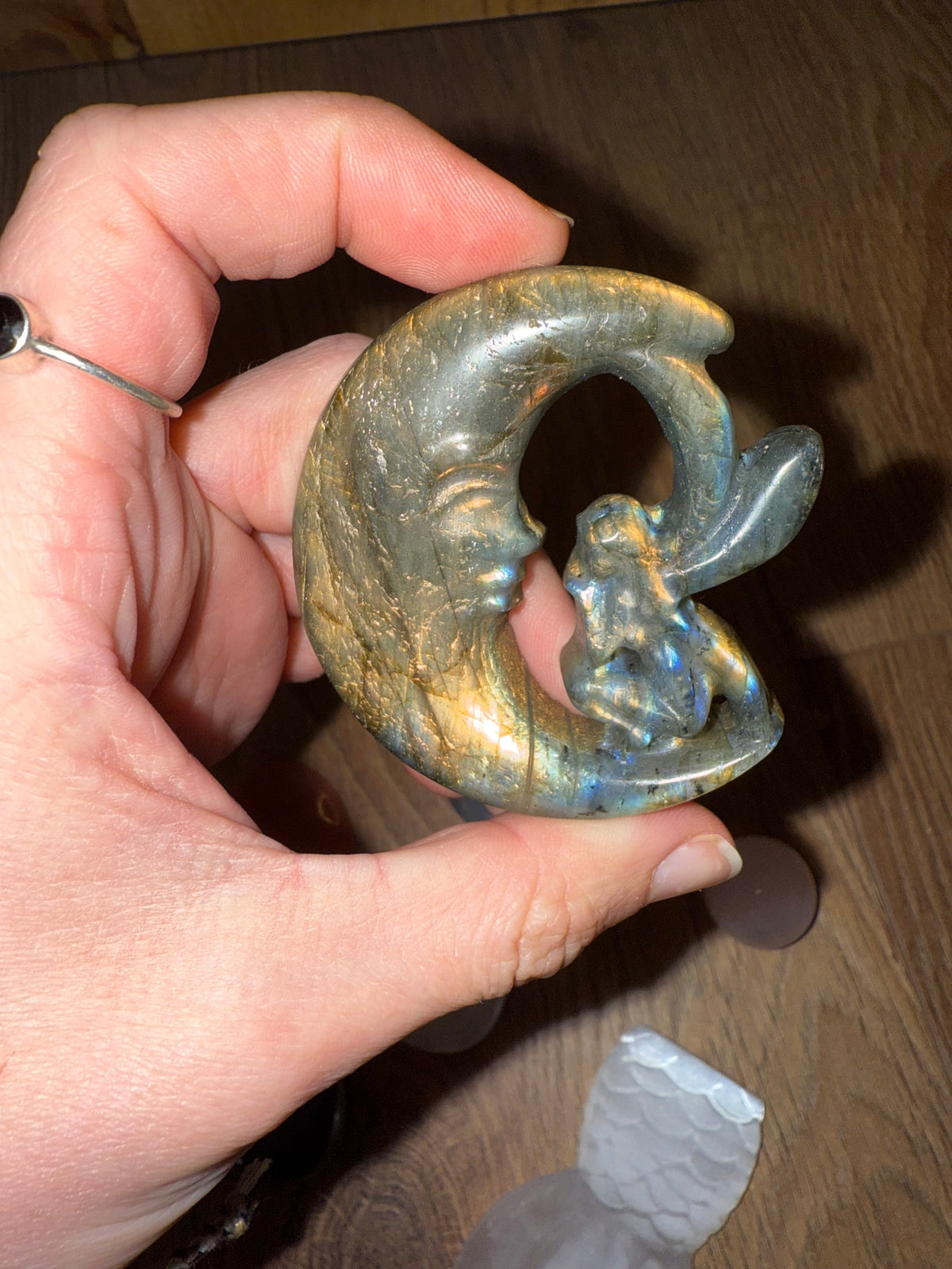 Labradorite Fairy Moon 54g