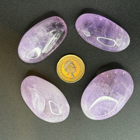 Amethyst Polished Stones - XXSmall (38-48g)