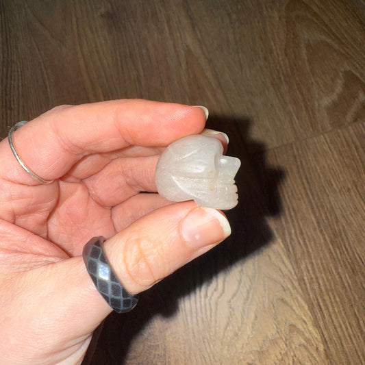 Rose Quartz Skull