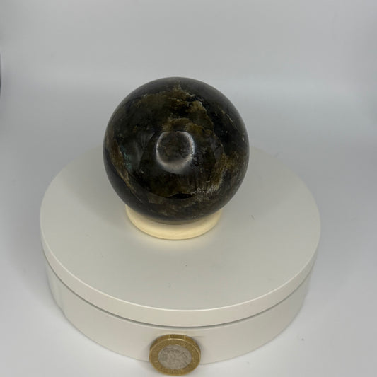 Labradorite Sphere - Medium (492G)