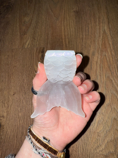 Selenite Mermaid Tail 74g