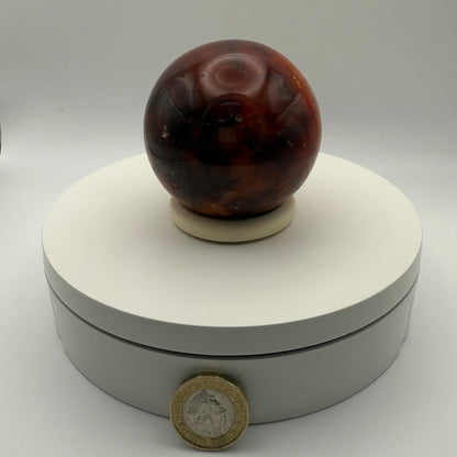 Carnelian Sphere - Medium (365G)
