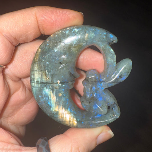 Labradorite Fairy Moon
