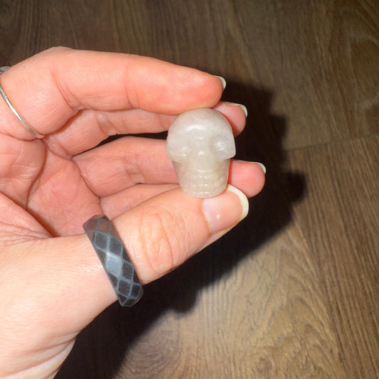 Rose Quartz Skull