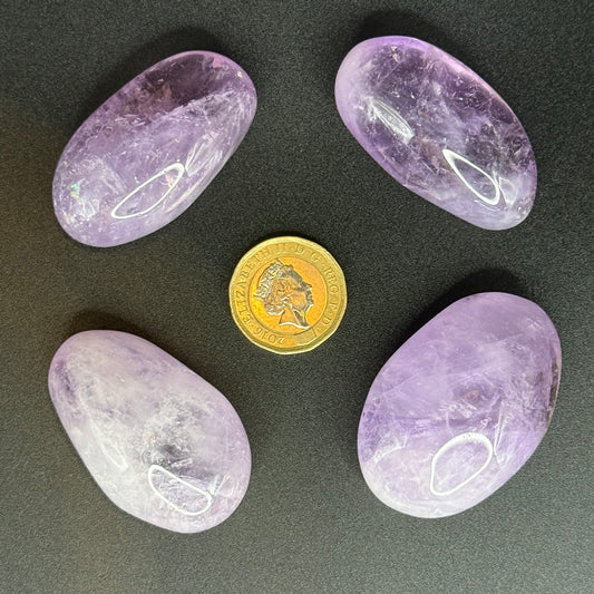 Amethyst Polished Stones - XXSmall (38-48g)