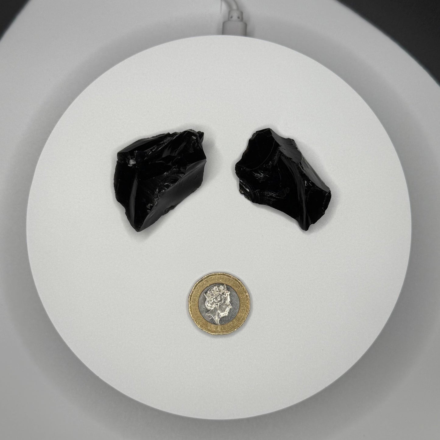Black Obsidian Raw Pieces - XXSmall (17-19g)