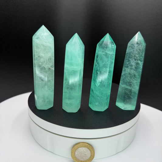 Green Fluorite Towers - XSmall (65-90G)