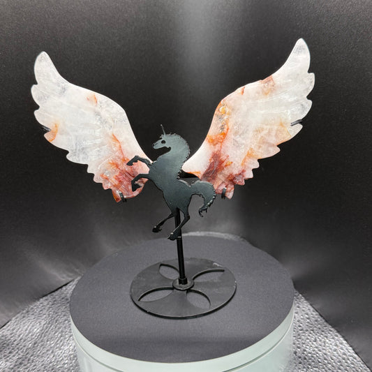 Fire Quartz Unicorn Wings