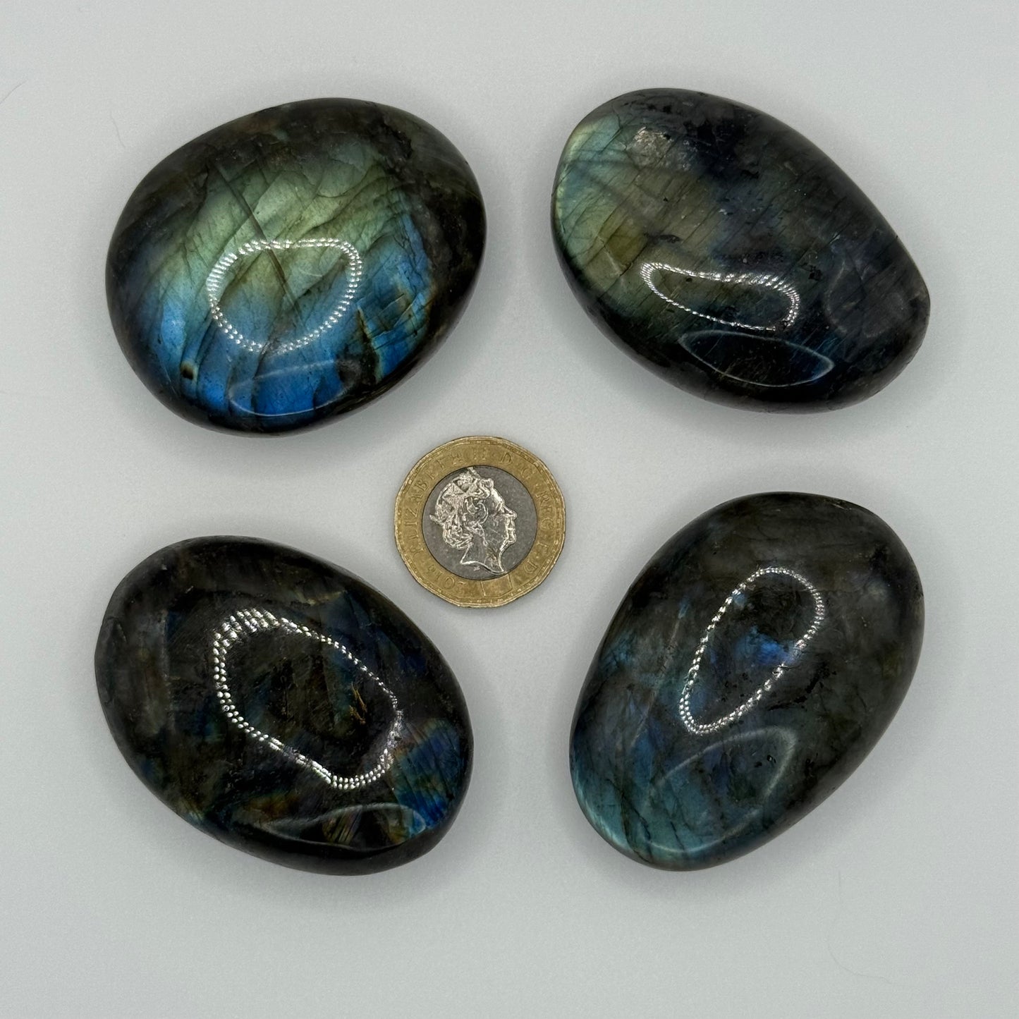 Labradorite Palm Stone - XSmall (62-74g)