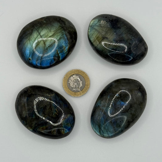 Labradorite Palm Stone - XSmall (62-74g)