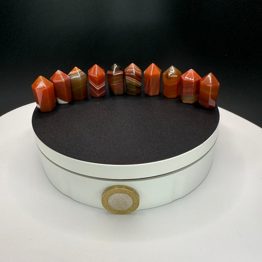 Mini Carnelian Tower - XXSmall (8-10G)