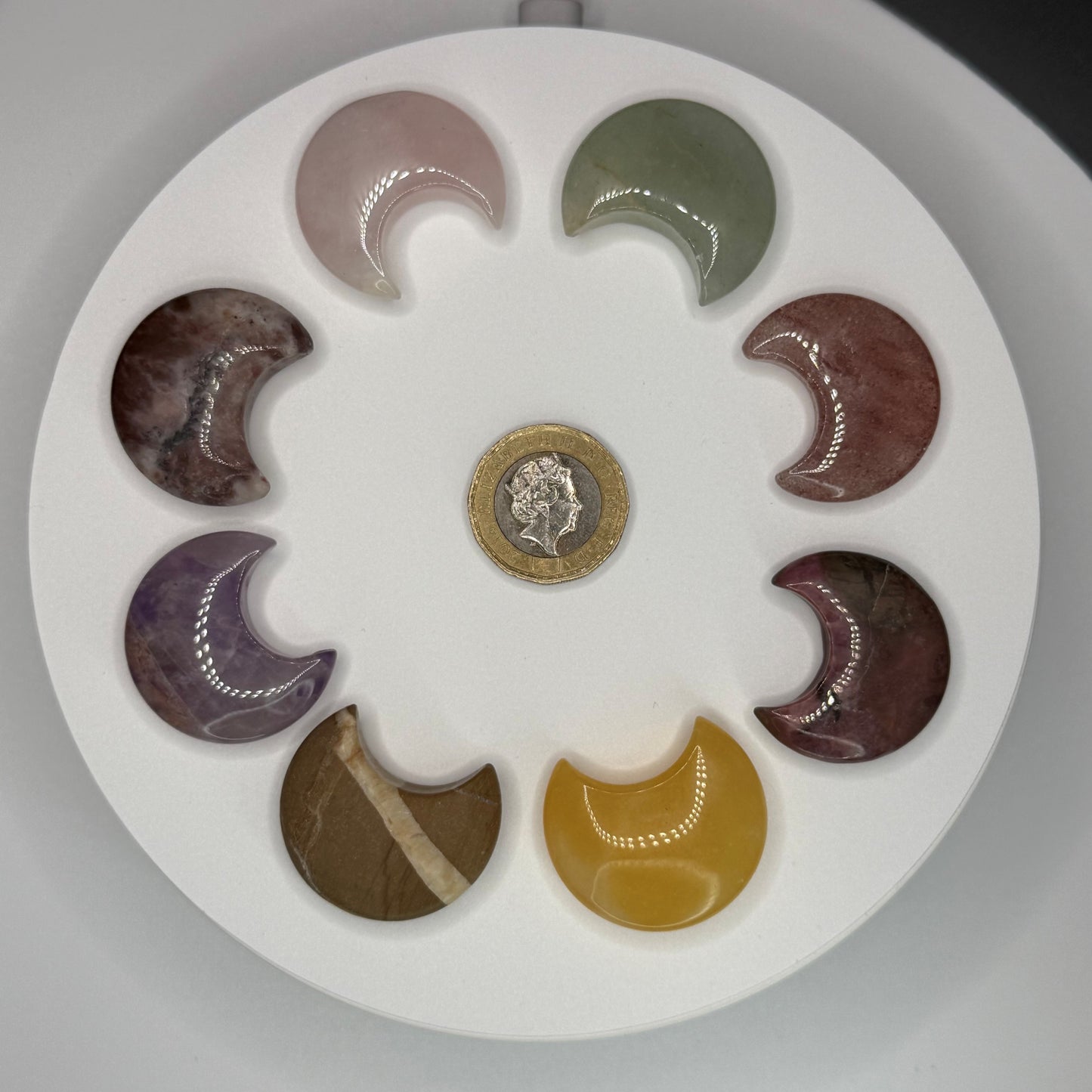 Mini Moon Carvings - XXSmall (8-15g)