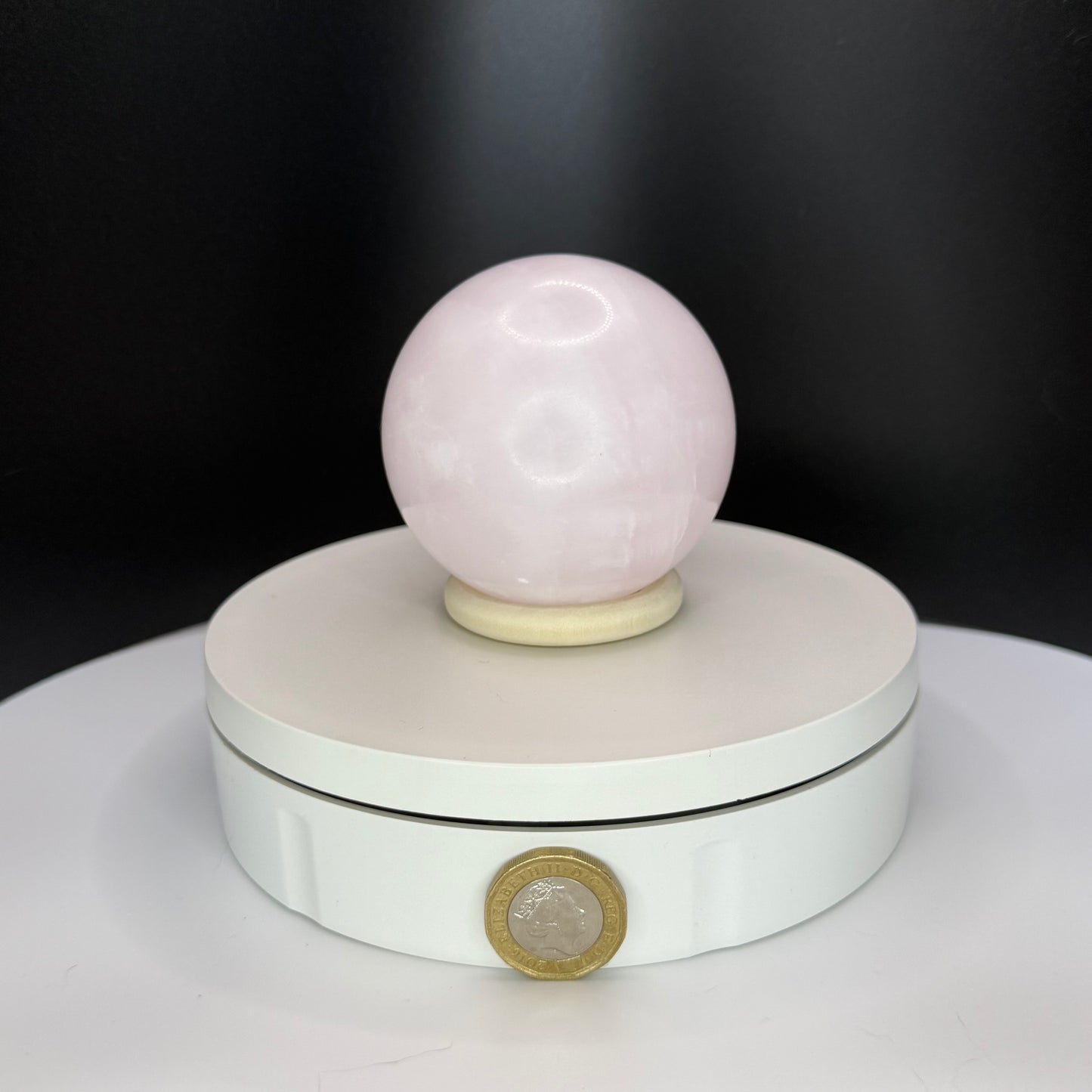 Pink Calcite Sphere - Medium (507g)