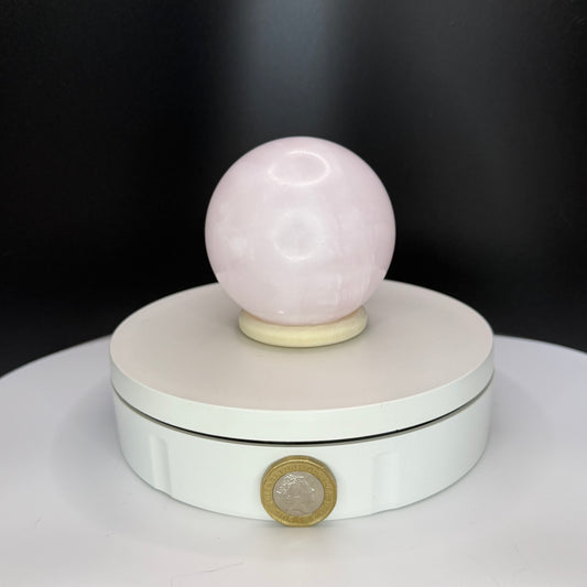 Pink Calcite Sphere - Medium (507g)