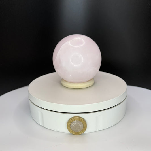 Pink Calcite Sphere - Medium (507g)