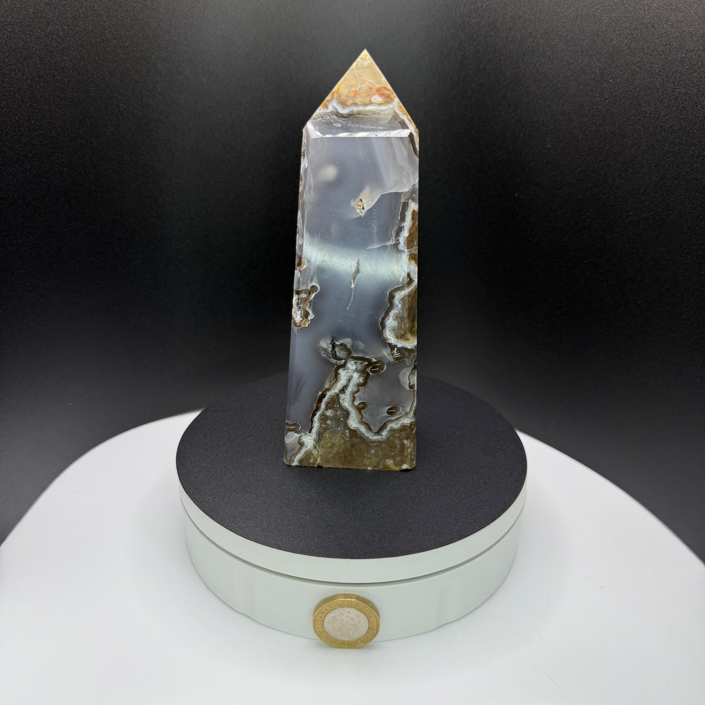 Quartz Agate Tower - Medium (577g)