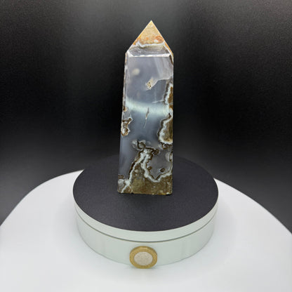 Quartz Agate Tower - Medium (577g)