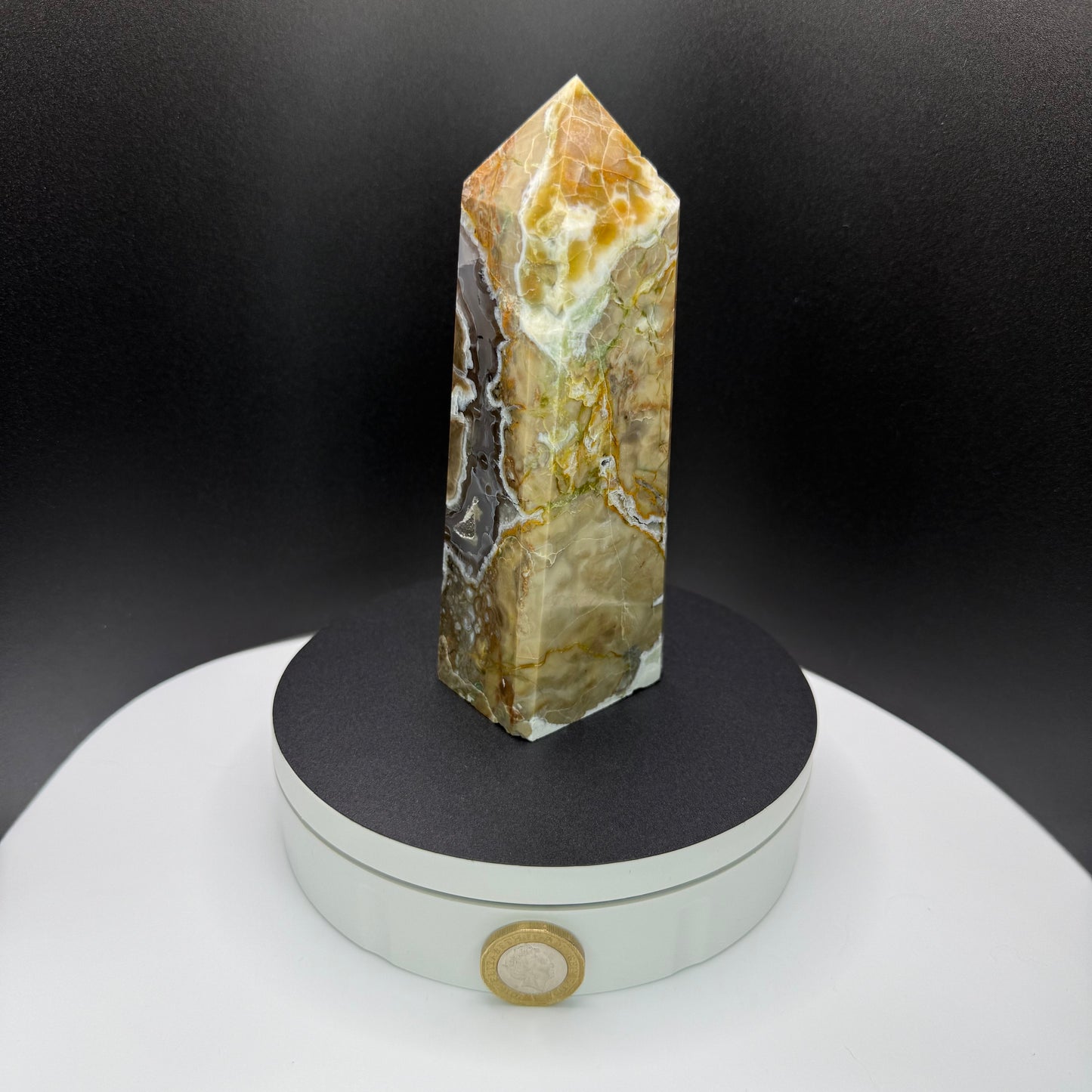 Quartz Agate Tower - Medium (577g)