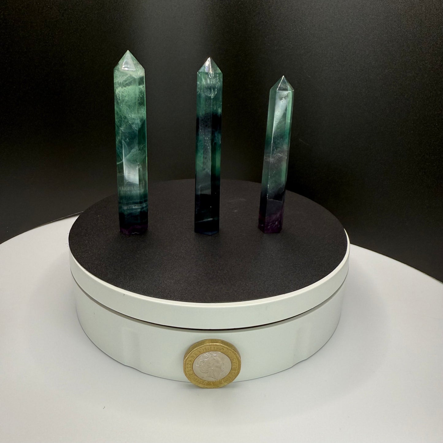 Rainbow Fluorite Towers - XXSmall (27-38G)