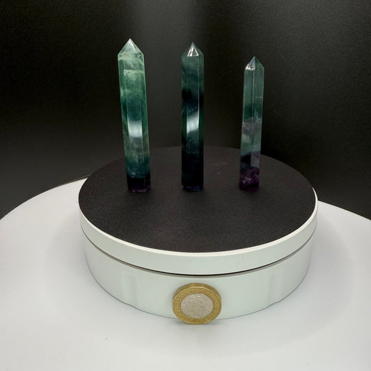 Rainbow Fluorite Towers - XXSmall (27-38G)