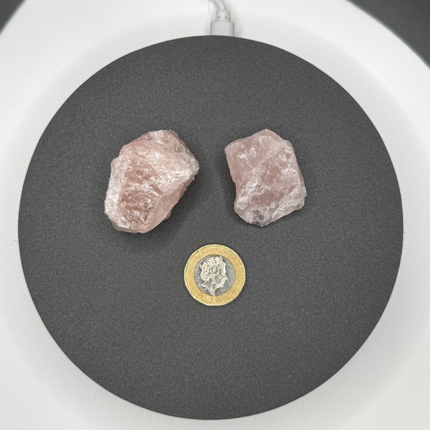 Rose Quartz Raw Pieces - XXSmall (23-37g)
