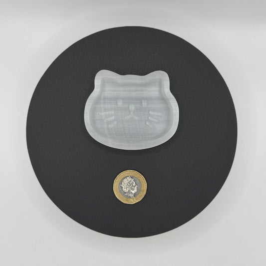 Selenite Cat Dish