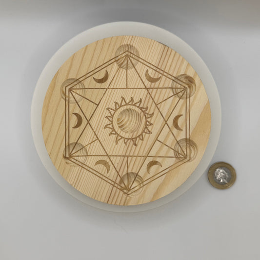 Wooden Sphere Holder