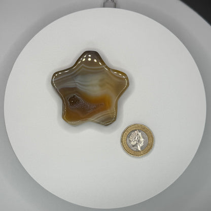 Agate Star Carving - XSmall (58g)
