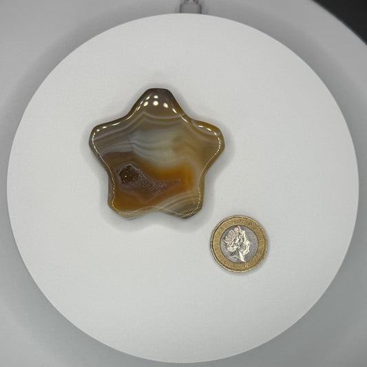 Agate Star Carving - XSmall (58g)
