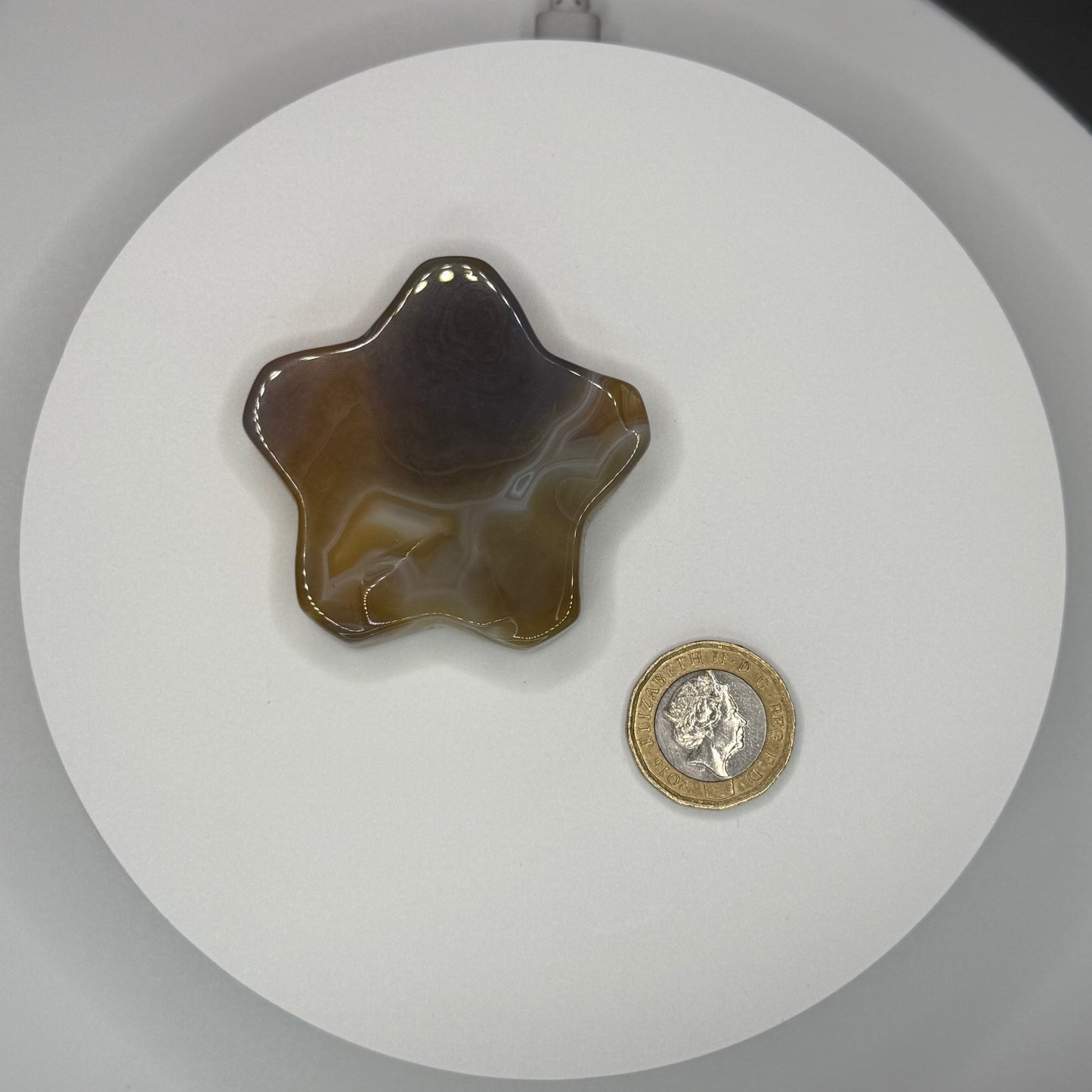 Agate Star Carving - XSmall (58g)