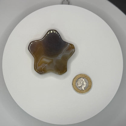 Agate Star Carving - XSmall (58g)
