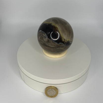 Volcano Agate Sphere - Medium (401g)