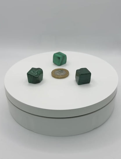 Malachite Mini Cubes - XXSmall (10-11g)