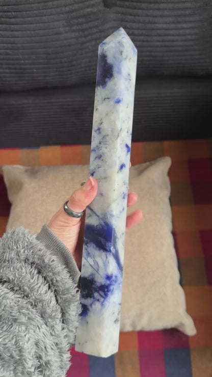 Sodalite Crystal Tower 1.48kg