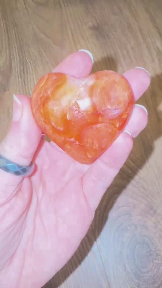 Carnelian Hearts 61-90g