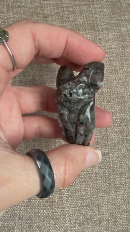 Yooperlite Bat Crystal Carving 25g
