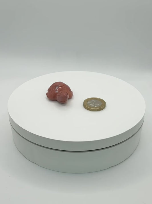 Red Jasper Turtle Carving - XXSmall (19g)